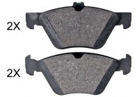 Brake Pad Set, disc brake 35043 ABS