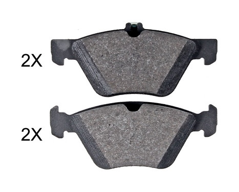 Brake Pad Set, disc brake 35043 ABS