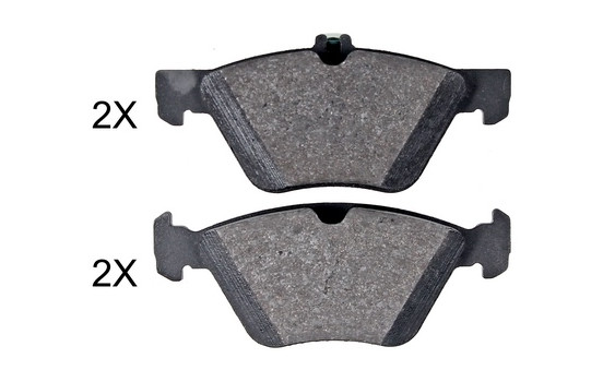 Brake Pad Set, disc brake 35043 ABS