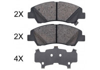 Brake Pad Set, disc brake 35046 ABS