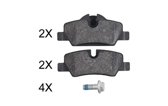 Brake Pad Set, disc brake 35049 ABS