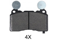 Brake Pad Set, disc brake 35051 ABS