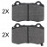 Brake Pad Set, disc brake 35052 ABS