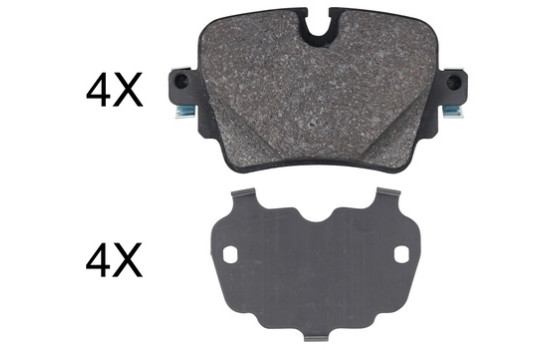 Brake Pad Set, disc brake 35053 ABS