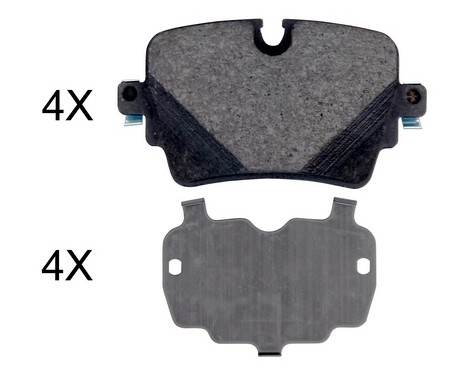 Brake Pad Set, disc brake 35054 ABS