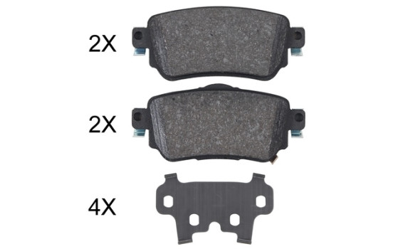 Brake Pad Set, disc brake 35063 ABS