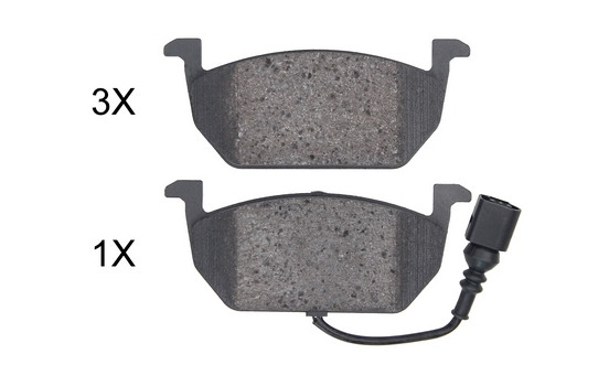 Brake Pad Set, disc brake 35068 ABS