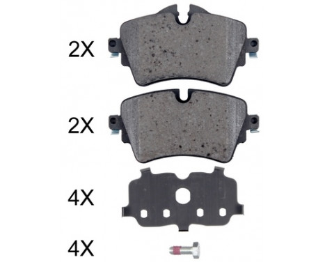 Brake Pad Set, disc brake 35072 ABS