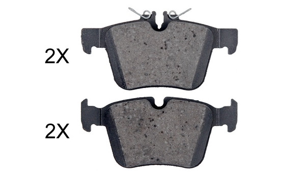 Brake Pad Set, disc brake 35073 ABS