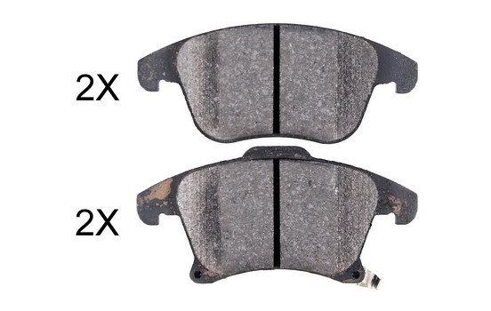 Brake Pad Set, disc brake 35078 ABS