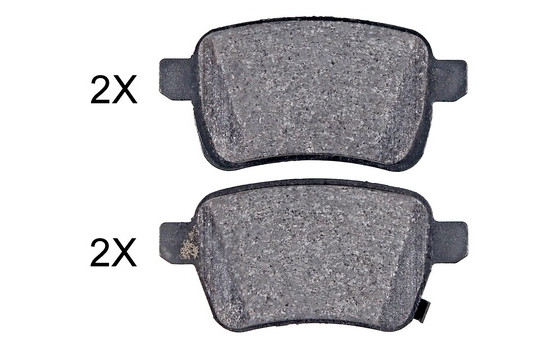 Brake Pad Set, disc brake 35079 ABS
