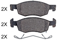 Brake Pad Set, disc brake 35081 ABS
