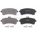 Brake Pad Set, disc brake 35086 ABS