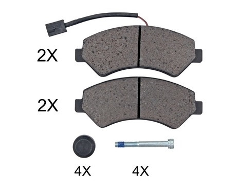 Brake Pad Set, disc brake 35090 ABS