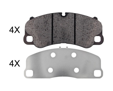 Brake Pad Set, disc brake 35092 ABS