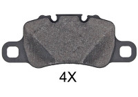 Brake Pad Set, disc brake 35093 ABS