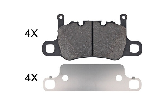 Brake Pad Set, disc brake 35095 ABS