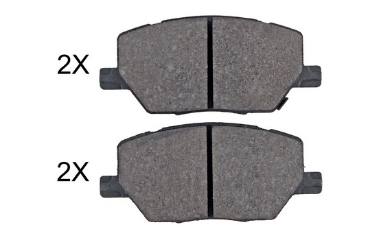 Brake Pad Set, disc brake 35098 ABS