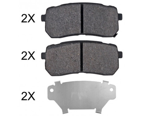 Brake Pad Set, disc brake 35099 ABS