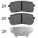 Brake Pad Set, disc brake 35099 ABS