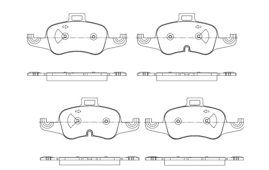 Brake Pad Set, disc brake 35106 ABS, Image 2