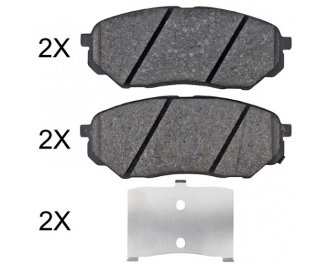 Brake Pad Set, disc brake 35108 ABS