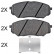 Brake Pad Set, disc brake 35108 ABS