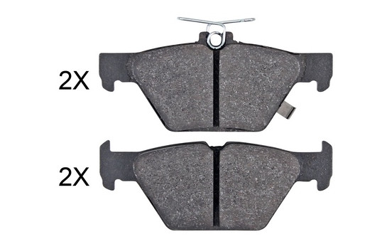 Brake Pad Set, disc brake 35119 ABS