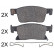 Brake Pad Set, disc brake 35122 ABS