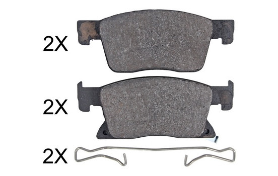 Brake Pad Set, disc brake 35122 ABS
