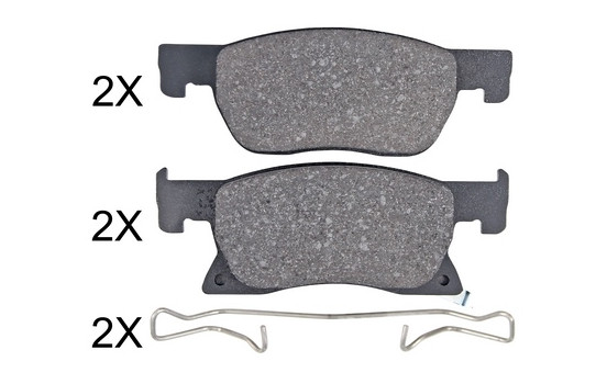 Brake Pad Set, disc brake 35123 ABS