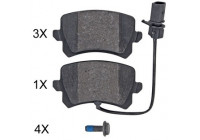 Brake Pad Set, disc brake 35132 ABS