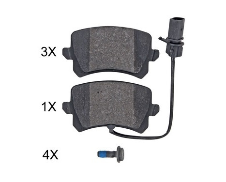 Brake Pad Set, disc brake 35132 ABS