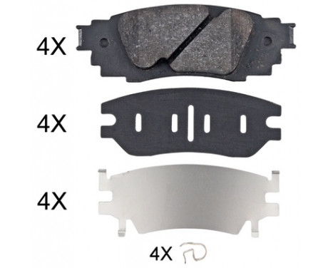 Brake Pad Set, disc brake 35135 ABS