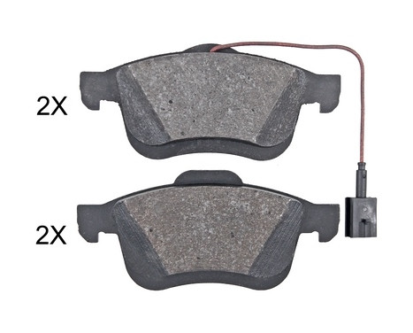 Brake Pad Set, disc brake 35137 ABS