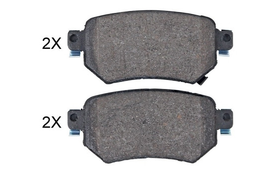 Brake Pad Set, disc brake 35142 ABS