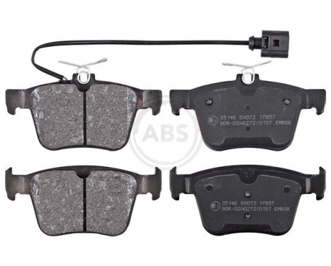 Brake Pad Set, disc brake 35146 ABS