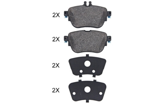 Brake Pad Set, disc brake 35153 ABS