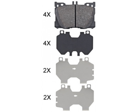 Brake Pad Set, disc brake 35155 ABS