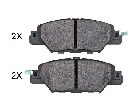 Brake Pad Set, disc brake 35157 ABS