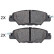 Brake Pad Set, disc brake 35157 ABS