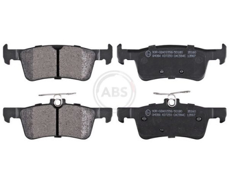 Brake Pad Set, disc brake 35160 ABS