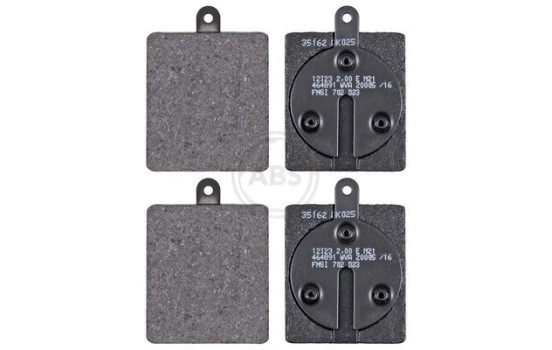 Brake Pad Set, disc brake 35162 ABS