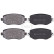 Brake Pad Set, disc brake 35164 ABS