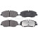 Brake Pad Set, disc brake 35166 ABS