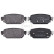 Brake Pad Set, disc brake 35169 ABS