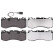 Brake Pad Set, disc brake 35180 ABS