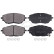 Brake Pad Set, disc brake 35190 ABS