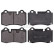 Brake Pad Set, disc brake 35191 ABS