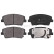 Brake Pad Set, disc brake 35197 ABS